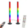 Lâmpadas de mesa Smart LED Light Bars Control Remote RGB Bar Music Sync for Gaming Setup Entertainment PC TV Room Decor