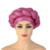 Beanieskull Caps African Mönster headwrap Hatts för kvinnor Förbundna Africain Designer Bonheter Turban Knot Aso OKEaine Turbante Auto Gele 230506