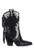 Stiefel Damen Blingbling Overknee Stiefel Dame Quaste Lange Stiefel Schwarz Kristall Dekor High Heels Schuhe Chelsea Boots Für Damen 230506