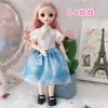 Dolls Doll 30cm BJD Joint Body White Skin Tan Skin Dark Skin Matte Face Nude Doll 30cm Anime Toy Girls Gift 230508