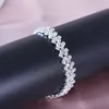Anklets Crystal Ankle Bracelet For Women Elastic Shining Foot Jewelry Valentine's Day Mother's FS99