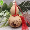 Natural Wooden Gourd Bottle Table Decor Ornament for Wedding Party Christmas Decors Diy Ornaments