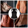 Midja mage shaper sport midja träning tank topp viktminskning tät bröstformning bastu set kompression tröja bukflicka toppform 230506