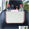 Organizzatore per auto Sedile Borsa portaoggetti pieghevole Scatola Sedile posteriore Portabicchieri Tavolo da pranzo Accessori Interni Consegna drop Cellulari Motociclette Dhtyz