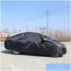 Car Covers Ers Taffeta Black Oxford Cloth Waterproof Sunsn Rainproof Fabric Truck For Ford Jeep Kia J220907 Drop Delivery Mobiles Mo Dhcv7