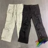 Męskie spodnie prawdziwe pic multi kieszonkowe spodnie ładunkowe mężczyźni kobiety unisex modne joggery sznurkowe spodnie dresowe spodnie T230508