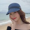 Stingy Brim Sats Summer Ladies Strail Hat Hate Outdoor дышащий затенение солнцезащитное крем