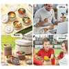 ОБЛАСТЬ КОРОБКИ Worthbuy Bento Lunch Box Set Portable Come Warm Tunch Contaner с изолированной сумкой 188 Контейнер из тепловой пищи из нержавеющей стали 230509