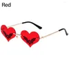 Solglasögon Roman Goth Eyewear UV 400 Protection Festival Party Glasses Sun Bat Heart-Shaped