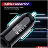 Annan Auto Electronics Accnic 4 Ports USB Car Charger Quick Charge 3.0 Snabb cigarettändare Splitter för Huawei Phone Drop Deliver DHTPJ