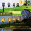 Lampe Led solaire à Imitation de flamme, lanterne d'extérieur, panneau lumineux de jardin, décoration de salle, pour noël et vacances