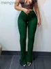 Pantaloni da donna Capris Puss Solid Walph Leggings Pantaloni Donna 2023 Spring Trend Skinny Casual Wild Streetwear Hipster Pantaloni a vita alta Bottoms T230509