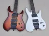 Duas cores guitarra elétrica sem cabeça com floyd rose rosewower brandbond pode ser personalizado como solicitação