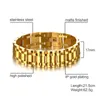 Chaîne HOMME BRACELET DE LUXE 15MM ACIER INOXYDABLE DUDES ROLLIE HIP HOP POUR BRACELETS BIJOUX HOMME 230508