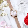 Wristwatches UTHAI CQ52 Women Quartz Watch Rose Gold Steel