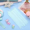 Baking Moulds 200pcs Acrylic Lollipop Sticks Reusable 10cm Clear Cake For Making Candy Dessert Cupcake Toppers Chocolate