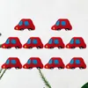 Party Favor 10pcs Petite Voiture Broches En Peluche Drôle Creative Stéréo Avion Décoratif Pour Sac Vêtements (Motifs Bleus)