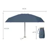 Ombrelli Mini tascabile ombrello Ultralight 6 a costola ombrello a coste femminile maschile e femminile Resistente alla portatili ombrello pieghevole portatile 230508