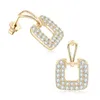 Diamant Passé Test 925 Sterling Silver VVS1 Moissanite Boucles D'oreilles Bijoux pour Filles Femmes Beau Cadeau Goujons