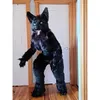 mascot Black Wolf Fursuit Teen Costumes Full Furry Suit Large Event Performances and Costumes