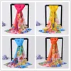 Sarongs mode elegante vrouwelijke sjaal dunne chiffon zijden lente en herfst dames sjaal kleding accessoires ingepakt strand