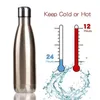 Tumblers Stainless steel water bottle 12 oz. 17 oz. 26 oz. 35 oz. sports thermal insulated bottle kept cold for 24 hours and for 12 hours 230508