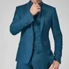 Ternos masculinos Blazers fiados ternos de namorado para homens 3 peças pico de lapela no noivo do noivo Man Roupos de moda de moda colete com calças 230509