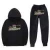 Agasalhos masculinos TRAPSTAR Conjuntos de agasalhos de lã masculinos e femininos de inverno Calças com capuz Conjunto de 2 peças Moletom de corrida com capuz Moletom esportivo Joggers Sweatp i0c7#