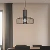 Pendellampor nordisk stil loft retro ljus fixtur vintage industriell belysning hängande lampa led restaurang järn armatur suspendu