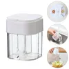 Garrafas de armazenamento 2 PCs Churrasco Jar Clear Recipiente Shaker Condimento Pote de panela Potes de açúcar de pimenta de pimenta