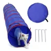 Spielzeug 2 m langer Katzentunnel, lustiger Haustier-Katzentunnel, Durchmesser 30 cm, Katzenspielröhren, zusammenklappbar, Kätzchen, Hundespielzeug, Welpen, Frettchen, Kaninchen, Spielspielzeug