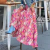 Jupes Streetwear fête femmes à volants taille haute longue été bohème imprimé fleuri Aline décontracté plage Maxi Skir 230509