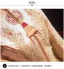 Ethnic Clothing Champagne Wedding Dress Cheongsam Chinese Style Marrige Set Exquisite Embroidery Bride Oriental Toast