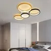 Taklampor app rc dimning dekorativ för sovrum vardagsrum belysning fixtur 110v 220v modern ledlampa hem