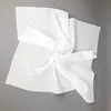 Sarongs Women Silk Scarf Square Neck Shawls Lady White Solid Bandana Hair Band Kerchief for DIY Painting 230508