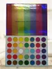 Hochpigmentierte bunte Lidschatten-Palette, 35 Regenbogenfarben, langlebige, wasserfeste, matte, schimmernde Lidschatten-Palette, Make-up-Glitzer-Palette