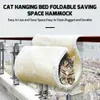Tappetini Deluxe Lettino per radiatore per gatti Amaca per gatti bianca Letti caldi per gattini e cuccioli Cestino Amaca per radiatore per gatti lavabile con telaio resistente