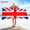 Toalha Darmian UK Flag Padrão chuveiro Super toalhas macias Crianças adultos moda de moda