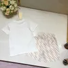 23ss キッズデザイナー服子供セット男の子 t シャツシャツショーツ 3 点セット純粋な綿 t シャツラペルフルダブル F プリントシャツ弾性ウエストパンツスーツベビー服