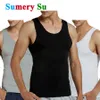 Męskie blaty zbiorników 2 pcslot bez szwu mężczyzn modalny fitness Pełny rozciąganie chłodna letnia kamizelka do biegania na siłowni samiec Top Slim Casual Black Undershirt 230509