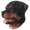 Party Masken Latex Vollkopf Tier Rottweiler Hund Hochwertige Karnevalsmaske 230509