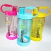 Multi Color 1000ml BPA Free Gray Rose Red Portable Herbalife Nutrition Plastic Sports Hiking Fitness Straw Water Bottle