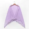 Women's Swimwear Chiffon Fringe Scarf Beach Shawl Cover Up Half Body Apron