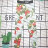 Women Short Sleeve Tracksuits Strawberry Print Sport Outfit Summer Quick Dry Tracksuit Yoga Outfit