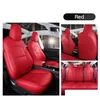 Car Seat Covers Accessories Er For Tesla Model Y/S High Quality Leather Custom Fit 5 Seaters Cushion 360 Degree Fl Ered 3 Only Made Dh7Fv