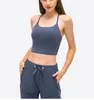 Soutien-gorge de sport pour femmes, sous-vêtements de yoga, gilet de fitness, sous-vêtements actifs de styliste, conception en forme de Y, coussinet de poitrine fixe, réservoir de sport intégré, réservoirs de yoga pour femmes à haute résistance