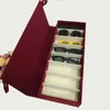 Jewelry Pouches 8 Slots 12 18 Eyeglass Sunglasses Display Case Storage Organizer Collection Box