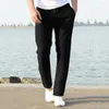 Męskie spodnie szykowne spodnie dresowe Szybkie suszenie długie proste sznurka