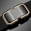 Belts Automatic Buckle Leather Men's Belt Synthetic Cowhide Double Skin Copper Casual Jeans