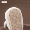 Pantofola Simpatiche pantofole di coniglio bianco Mocassini di pelliccia per bambini Scarpe calde per la casa Scivoli per bambini Pantofole fluff Pantofole per bambine 230509